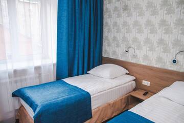 Стандартный  двухместный с двумя отдельными кроватями № 303 в Отеле Tyumen Time Hotel