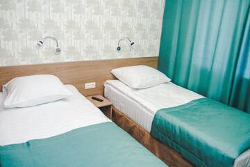 Стандартный двухместный с двумя отдельными кроватями № 304 в Отеле Tyumen Time Hotel